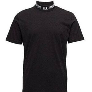 RARE Won Hundred Prague logo print cotton-jersey turtleneck